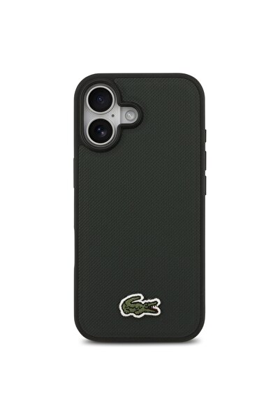 Lacoste Husă MagSafe Petit Pique Logo pentru iPhone 17, Verde