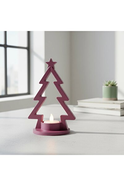 OEM Mini Lampă de veghe LED decorativă în formă de brad stilizat