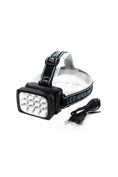 12-Led Powerful Rechargeable Head Lamp-064