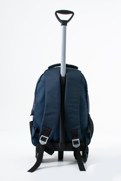 Okul Çantacım Primary School Bag and Lunchbox Set with Trolley for Ages 7 - 13 (Fixed Trolley Mechanism + Folding Front Stand)
