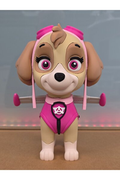 Teknokup SKYE PAW PATROL FİGÜR 20 CM-3D BASKI-KOLLEKSİYONLUK BİBLO
