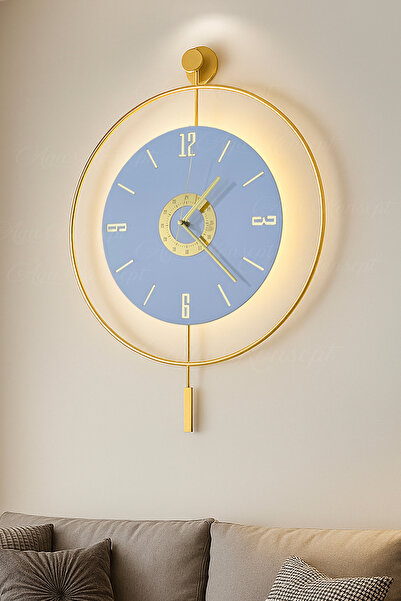AGA KONSEPT Led'li Gold Orjin 24 (Büyük Boy 51 X 76 Cm), Modern Dekoratif Sar...