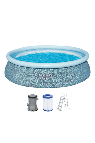 BESTWAY Set piscină rotundă 57372, 457 x 107 cm cu accesorii