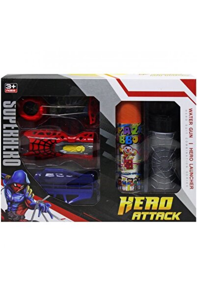 Toybox Kids Spider Superhero Web Shooter Toy Set with Glove and Launcher