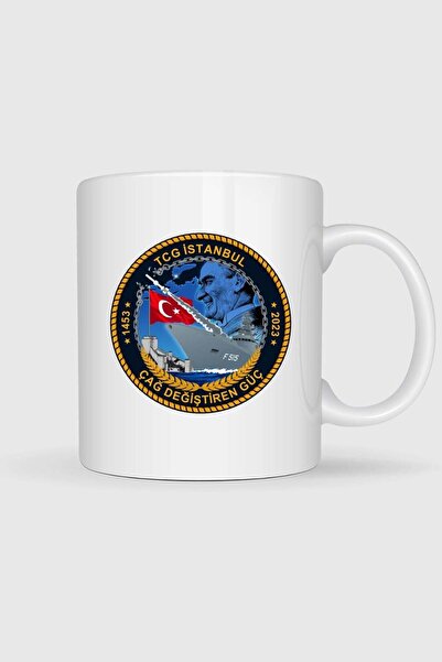 Bahriyeli Collection كوب مطبوع عليه شعار TCG إسطنبول