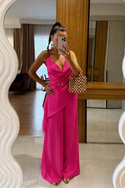 Gizem Ecemiş Labely Fuşya İkili Takım