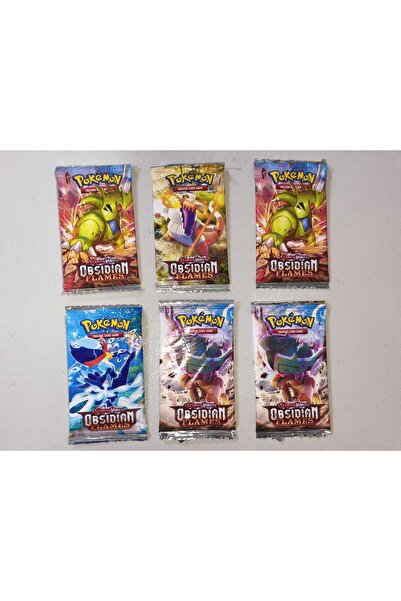 Takara Tomy Obsidian Flames Pokemon Card 3 Packs 24 Pokecards