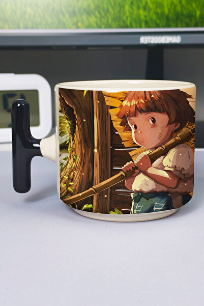ZipZap Grave of the Fireflies Anime Printed Ceramic Luxury Mug (1 Piece) T-Sh...