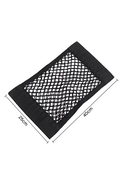 Tesay Car trunk mesh organizer, storage pockets, super elastic 40×25