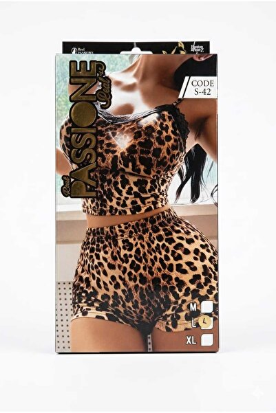 Funny Life Shorts Pajama Set - Patterned