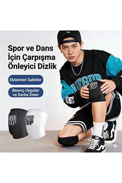 KEMOVE Çok Amaçlı Spor ve Dans Dizliği - Voleybol, Paten, Yoga Uyumlu Çarpışm...