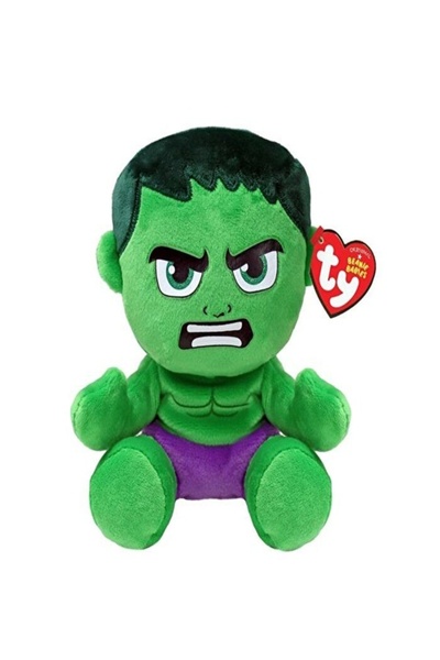 Genel Markalar Beanie Babies Marvel Hulk Peluş 20 cm.