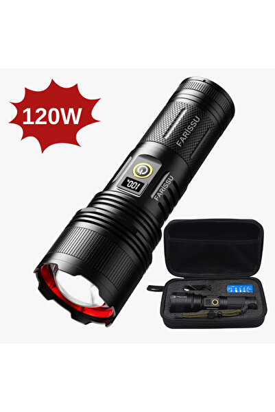farissu Gold K ama B503 – 120W 12000 Lümen 8800 mAh Pil, 2000m Menzil, Zumlan...