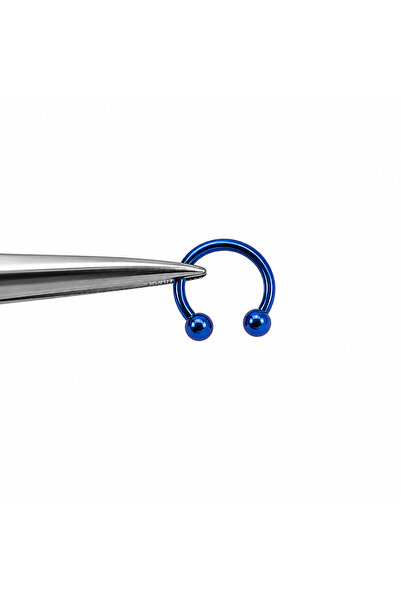 Dragon Cerrahi Çelik Çift Toplu Halka Piercing