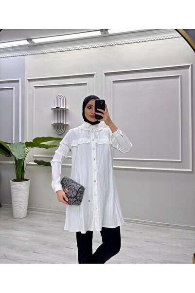 moda acar Tie-Neck Tunic