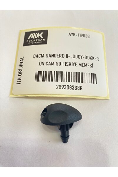 Orjinal Dacia Dokker Lodgy Sandero II Ön Cam Su Fıskiye Memesi OEM 289308338R...
