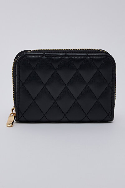 R&B Quilted Zip-Around Wallet