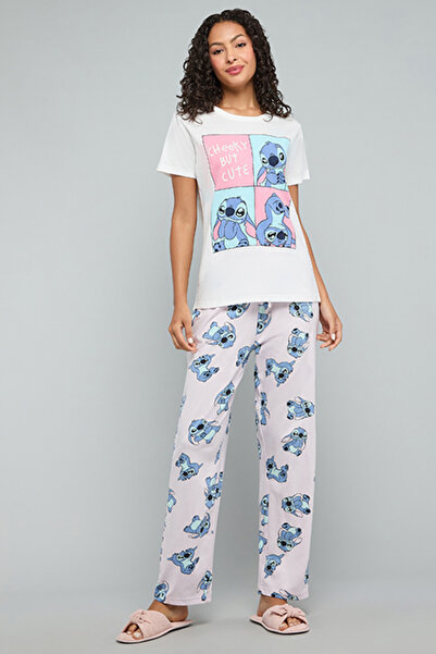 R&B Stitch Printed Pyjama Set