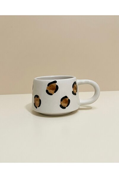 shop Leopar Desenli Seramik Kupa