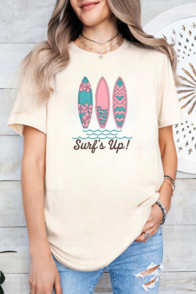 Sarah's Boutique Women's T-shirt – 100% cotton – Surfs Up
