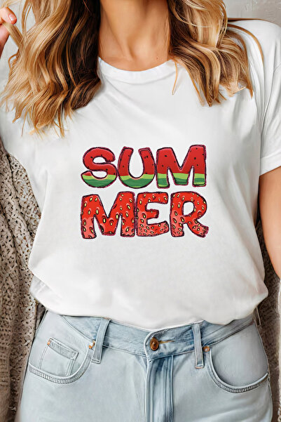 Sarah's Boutique Women's T-shirt – 100% cotton – Watermelon Text