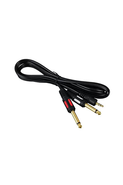 Epilons Pm-4284 3.5 mm Stereo Male/2X6.3Mm Mono Male 1.5 Meter Cable
