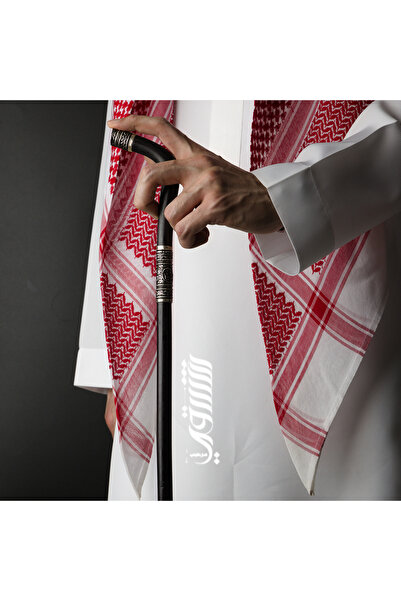 Default عكاز عتم مطعم نحاس - اسود - ملكي طول 100 سم مع المقبض