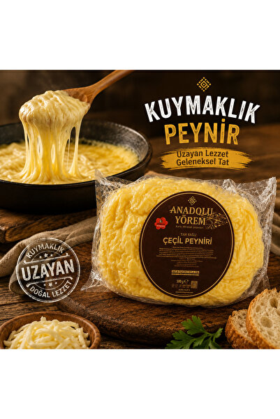 Anadolu Yörem Kuymaklık Tel Çeçil Peyniri 500 gr.