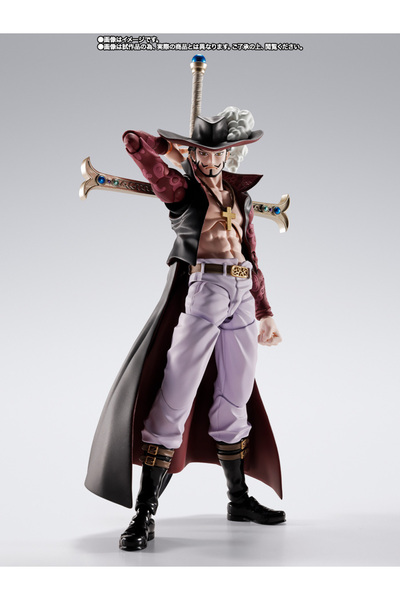 BANDAI S.H.Figuarts SHF One Piece Dracule Mihawk Hawkeye Action Figure Figür