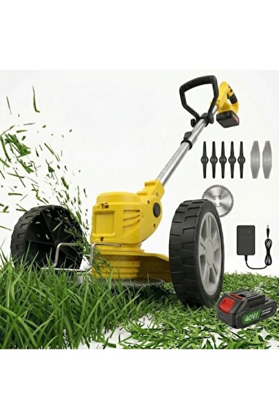Infiniteea Motocoasă electrică fără fir, 1880W, 2 baterii de 48V, 18.000 RPM,...