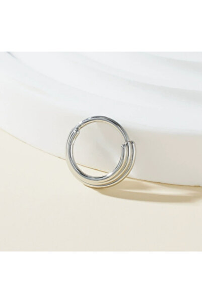 TakıLabirenti Klipsli Halka Septum, Küpe, Daith, Helix, Tragus, Rook, Piercin...