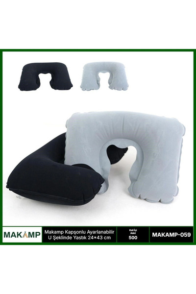 ArkhenX Hooded Adjustable U-Shaped Inflatable Pillow