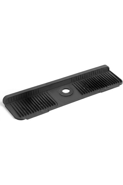 Generic Silicone Faucet Splash Guard Mat for Kitchen Sink – 45×14 cm Water Dr...