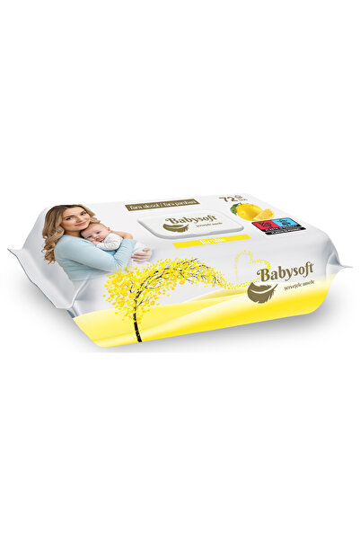 Babysoft Lemon Scented Baby Wet Wipes 72 Counts