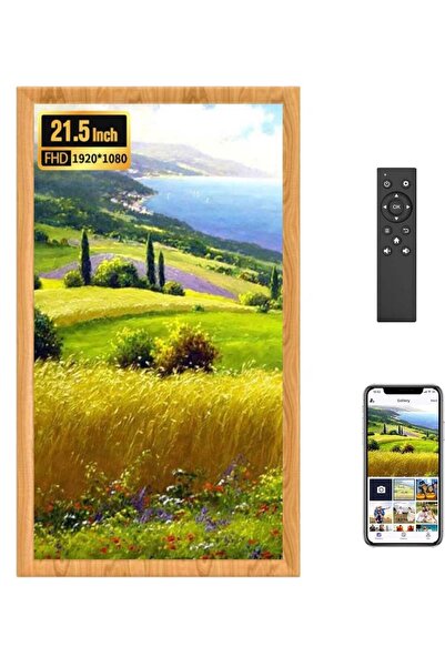 COOLHAWK Digital Photo Frame - 21.5 Inch FHD Extra Large Digital Picture Fram...