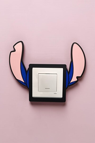 Lilo & Stitch Ear Pattern Light Switch and Socket Ornament - Wall Decor