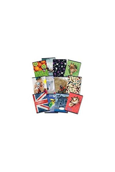 PIGNA Set of 10 A4 Squared Notebooks, 80 sheets