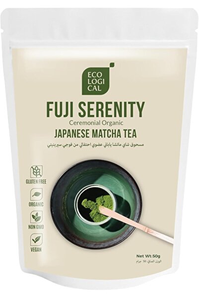 Ecological Fuji Serenity Ceremonial Organic Matcha Tea Powder 50g – Premium J...