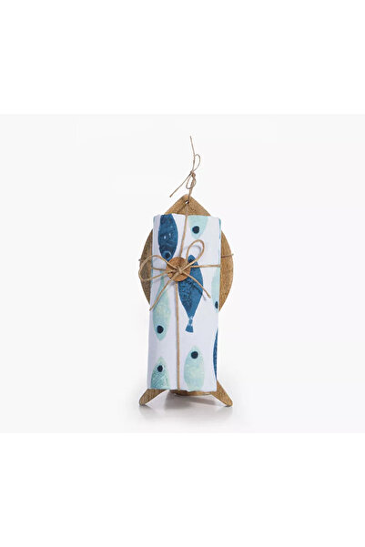 Nef Nef Homeware Σαρδέλες Μπλε Γυάλινο Ύφασμα 40Χ70 Nef-Nef Είδη Σπιτιού