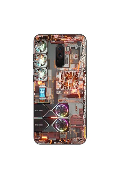 OEM Калъф, съвместим с Xiaomi Pocophone F1, силиконов гел TPU, модел за дънна...