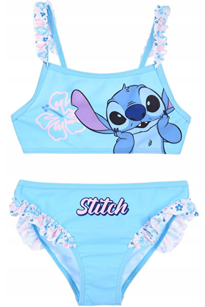 Lilo & Stitch Costum de baie din două piese cu flori