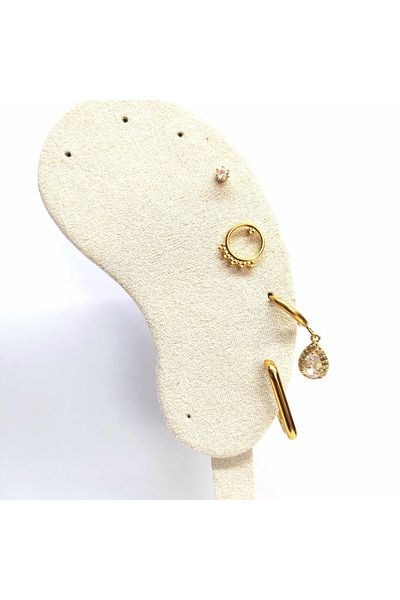 OEM Σκουλαρίκια Piercing, Σετ Αξεσουάρ Αμάλφι, Σκουλαρίκια Piercing από Ατσάλι
