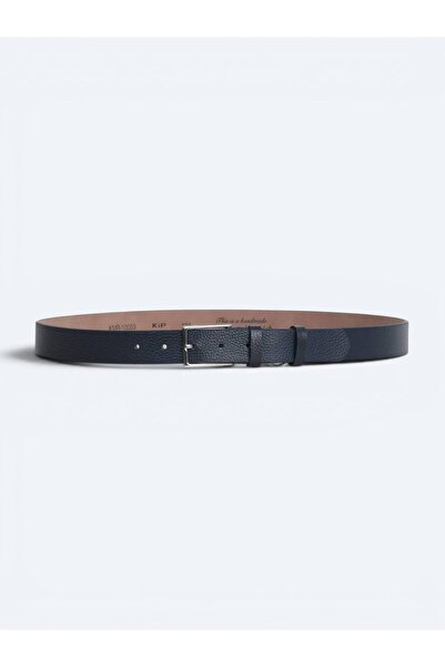 Kip Navy Blue 100% Leather Belt