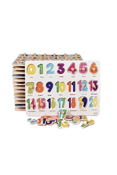 OEM Wooden letters and numbers puzzle, 3 years+