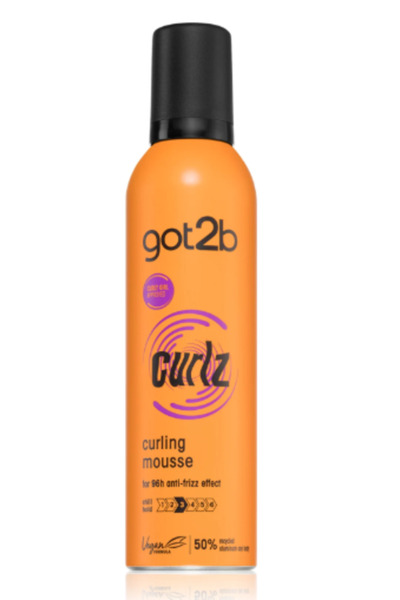 OEM Spuma Got2b Curlz de modelare pentru par ondulat, 250 ml