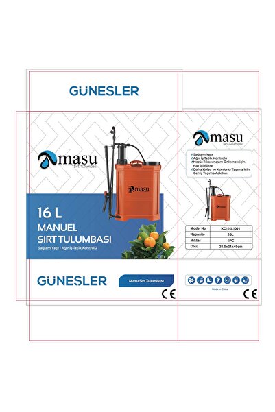 Masu Kollu Sırt ilaçlama Tulumbası