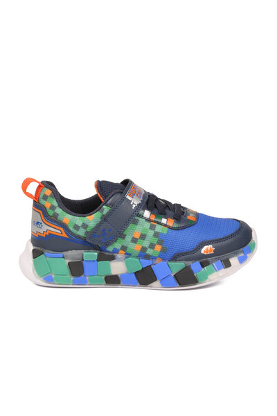 AYK'S Pantofi sport pentru copii Ruffon bleumarin-alb-portocaliu 1030 F