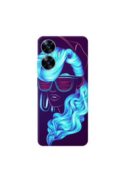 Other Realme C55 Hatted style Transparent Silicone TPU Θήκη