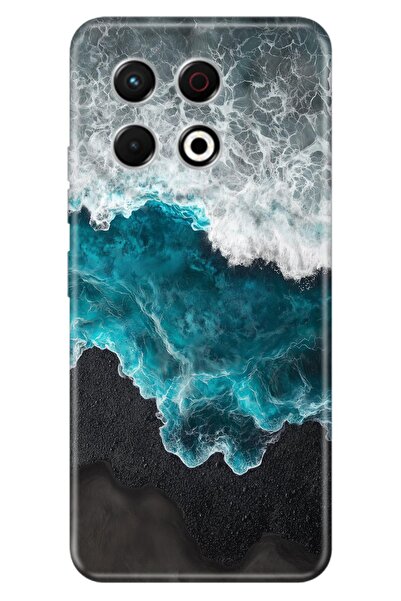 TECNO Spark 30 Pro Kılıf Ocean Fine Temalı Desenli Darbe Emici Silikon