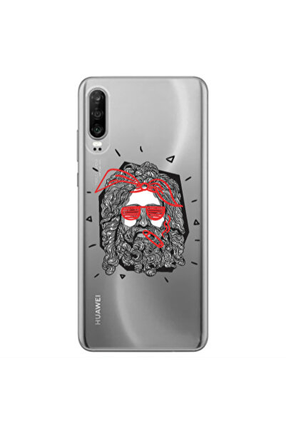 Other Huawei P30 Cool glasses Transparent Silicone TPU Θήκη